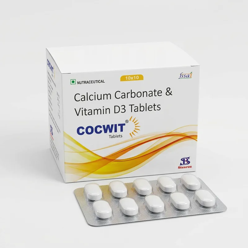 COCWIT - Vitamin D3 and Calcium Supplement