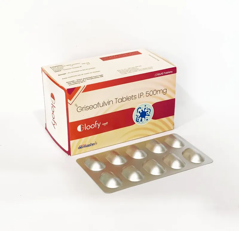 GLOOFY Tablet (Griseofulvin 500 mg), 10 x 10 tablets