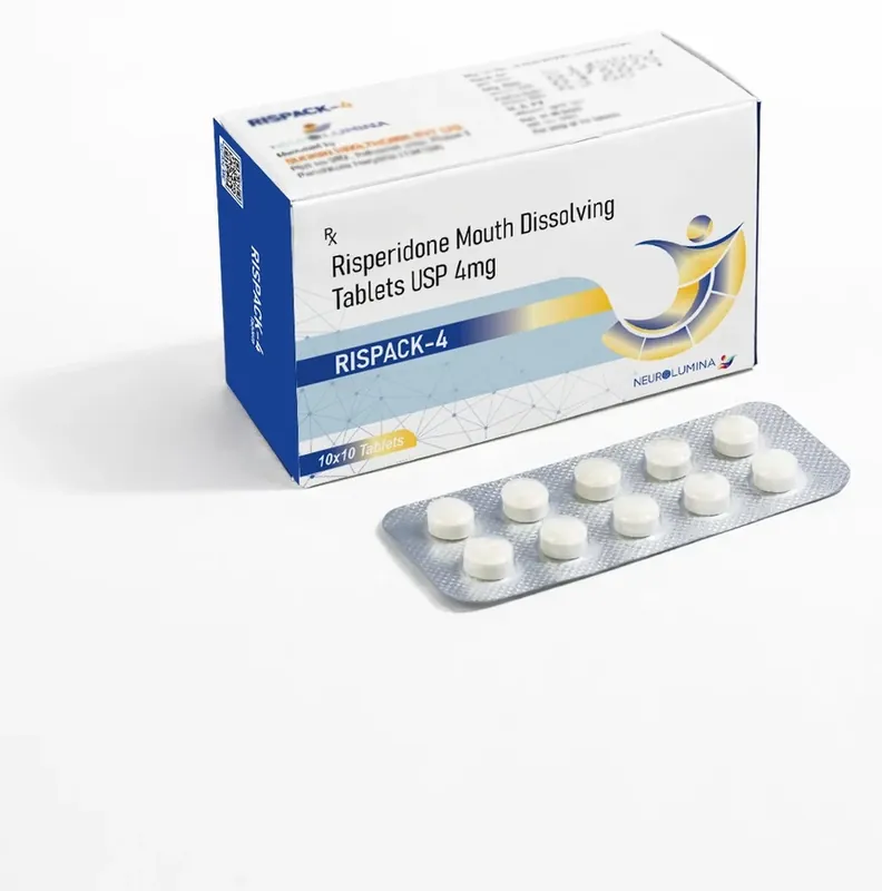 RISPACK 4 Tablet (Risperidone 4 mg), 10 x 10 tablets (Blister)